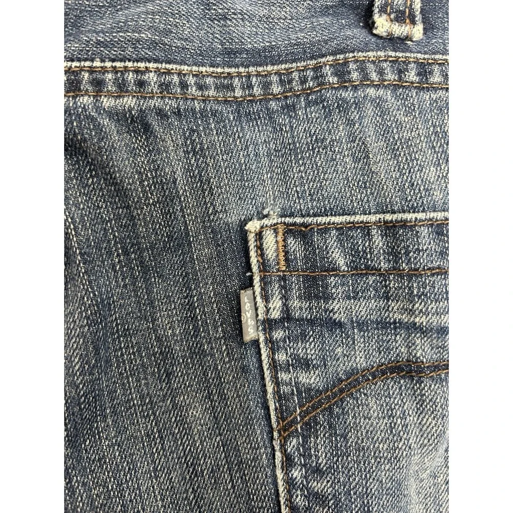 Y2K Levi's SilverTab True Boot Men's Blue Faded Distressed Denim Jeans 38x30